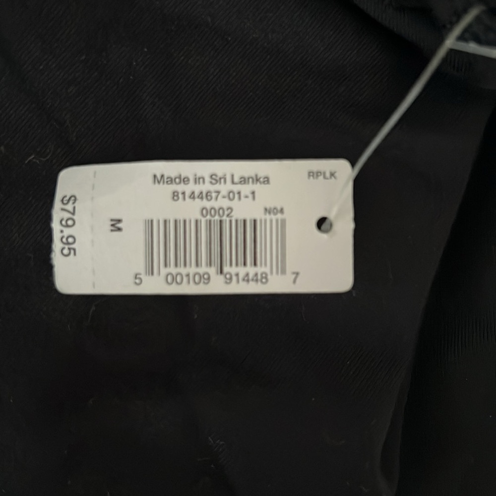 NWT. Gap maternity flare jumpsuit. “True black”. Size medium. - Picture 3 of 3